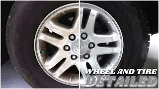 Cleaning Brake Dust From A Wheel And Tire - Satisfying ASMR Detailing