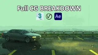 How I did cinematic Car in Rain | Full CG Breakdown | RMI GEEK