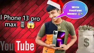 Finally Buy i Phone 13 Pro Max by With Youtube Money🔥💰#shorts
