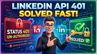 How I Solved the LinkedIn API Status 401 Invalid Access Token Error FAST!  