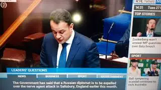 Mary Lou McDonald Dail Chambers 