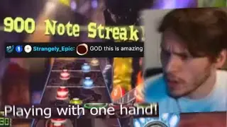 Jerma plays AND sings "THROUGH THE FIRES AND FLAMES" with ONE HAND