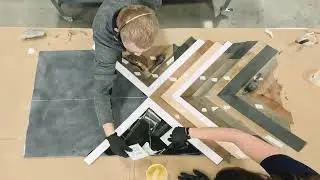 Rustic Wood Wall Art Time Lapse