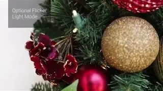 Wreaths & Garlands | Pre-Lit & Battery Operated