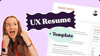 UX resume that gets you hired | + Figma template