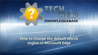 How to change the default search engine in Microsoft Edge