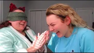 BLINDFOLDED MAKEUP CHALLENGE | FEAT. MY SISTER