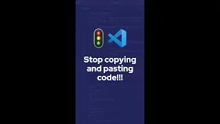 How to quickly move a block of code in vscode