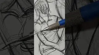 Quick Gesture Drawing ❤️ #paintwithroshan #drawing #gesturedrawing