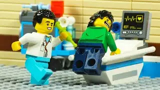 Lego City Hospital Emergency Doctor Vaccine Attack