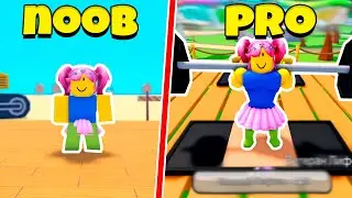 Симулятор КАЧКА! Прокачка от НУБ до ПРО в Gym Tycoon Roblox