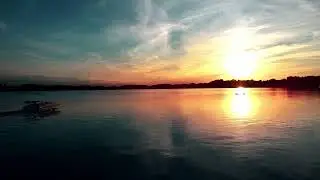 [4K] Silver Lake Sunset | Oconomowoc, Wisconsin