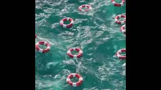 the floating