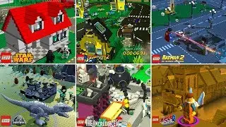 All 1 Million Stud Bonus Levels in LEGO Videogames
