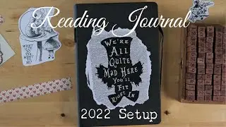 Reading Journal Set Up // Alice in Wonderland Theme // 2022 Bojo With Me