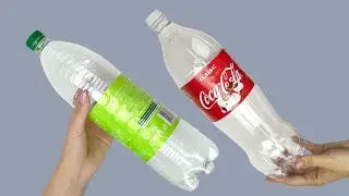 2 IDEAS FROM PLASTIC BOTTLES for the New Year. DIY crafts and gifts