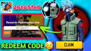 FREE FIRE REDEEM CODE TODAY 26 JANUARY REDEEM CODE FREE FIRE | FF REDEEM CODE TODAY 26 JANUARY