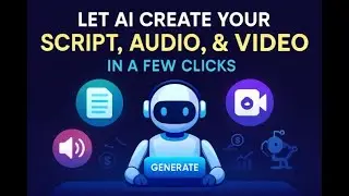 Let AI Create Your Script, Audio, and Video (In a Few Clicks)