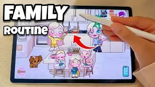 ASMR | ROTINA EM FAMÍLIA 🌤️☕️ | AVATAR WORLD ROTINAS E HISTÓRIAS