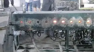 Medium frequency 200kw induction bar forging furnace