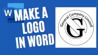 How to Create a Logo in MS Word Using Shapes and WordArt | Microsoft Word Tutorials