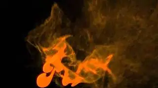 Particle Flow text Animation make with 3d max and krakatoa