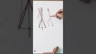Как рисовать фигуру в движении?