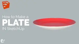 How to make a plate in sketchup - Tutorial Sketchup