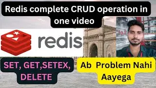 Redis complete CRUD operation in one Video || SET, GET, SETEX, DELETE || with Node.js