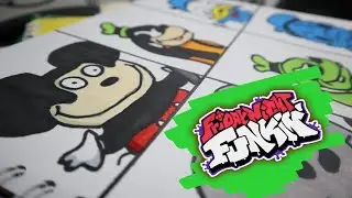 Dibujo de mokey's show fnf / DE FRIDAY NIGHT FUNKIN-