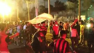 Kırmızı Şeytanlar İçel Idman Yurdu'nun şampiyonluk kutlamasında