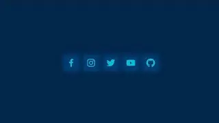 how to make social links using html css