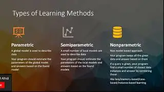 Parametric, Non-Parametric and Semi-Parametric, Meta and Non-Meta Machine Learning Methods