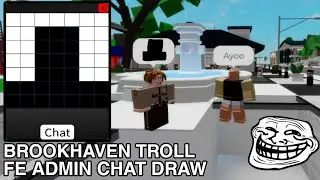 FE New Brookhaven Trolling Script Admin Draw Chat Roblox |Hydrogen,fluxus,Arceus x Mobile