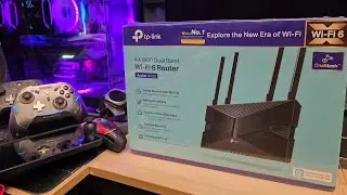 Unboxing TP-Link Archer AX23 AX1800 Dual Band WiFi 6 Gigabit Wireless Gaming One Mesh Router