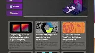 responsive blog website using html css and javascript