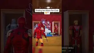 I FOUND IRON MANS FAN CLUB… 🤯😂 #fortnite #shorts