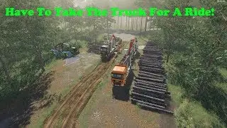 FS19 | MP On Holmåkra | Wood Chips And Truck Driving! | Timelapse