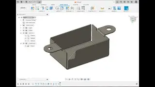 Fusion 360 sheet metal tutorial : Sketch Bending and Mirroring in Fusion 360