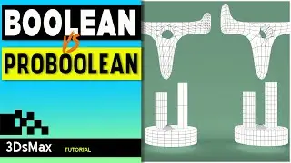 PROBOOLEAN Vs BOOLEAN in 3dsmax | @Quick3D