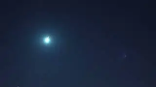 SpaceX launch and meteorite