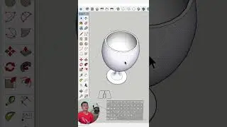 How to create a Crystal Glass in SketchUp & Keyshot rendering 