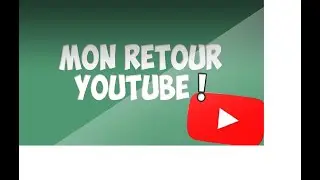 MON RETOUR !!! (je teste mon nouveau micro est je sais ont entend rien sur la video)