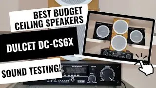 Best Budget Ceiling Speakers for Showrooms, Malls and Big Rooms | DULCET DC-CS6X Ceiling Speakers