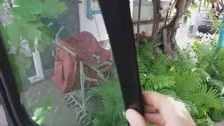 How to disassemble the rear door of a VW Golf 4, remove the panel, glass, and window!