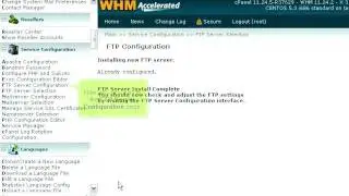How to choose and configure your FTP server in WHM