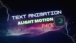 Text animation alight motion preset || Text animation presets for instagram reels 
