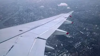 British Airways Airbus A320 | Winter Morning Landing at London Heathrow (LHR)