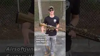 Airsoftjunkiez Custom M110 with PolarStar F2 & Gate Titan II