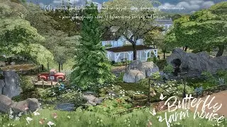 Butterfly Farm House - The peaceful house nestled in the countryside - The Sim 4 | MiniStory |